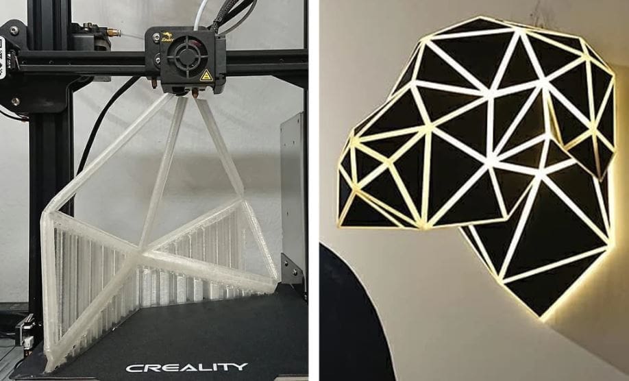 Clear filament can be useful for making objects that light should pass through