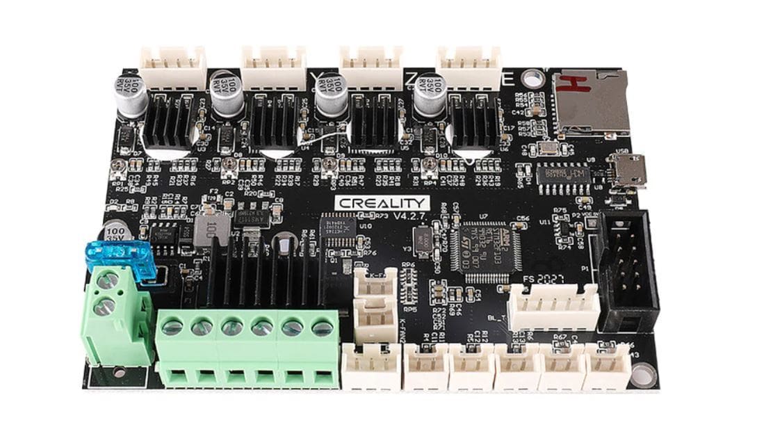 The V4.2.7 board has all the same basic ports as the V1 Creality boards