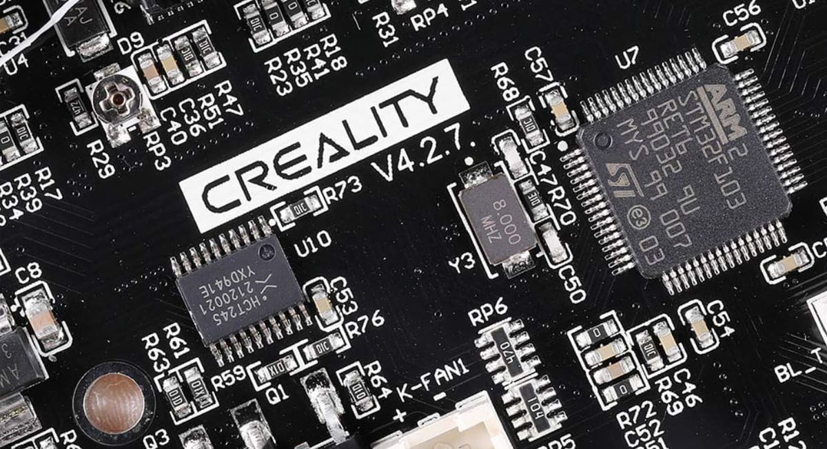 The V4.2.7 board has an STM 32-bit processor