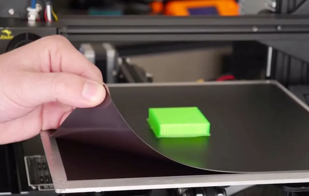 Some magnetic beds are bendable, making print removal easy