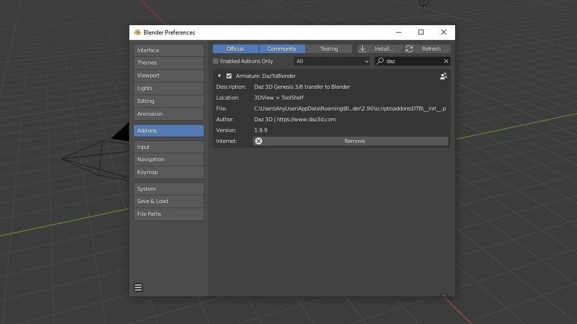 Make sure that the check box is ticked before exiting the preferences menu