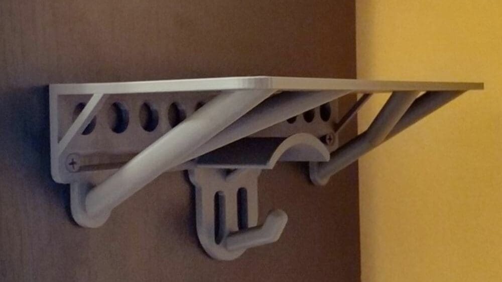 This shelf can hold up to 4kg on the top