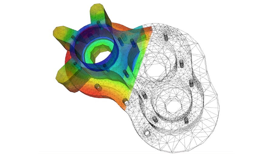 Most CAE tools use a mathematical numerical approach called FEM