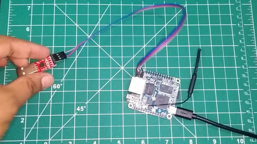 The tiny Orange Pi Zero is equipped with Wi-Fi