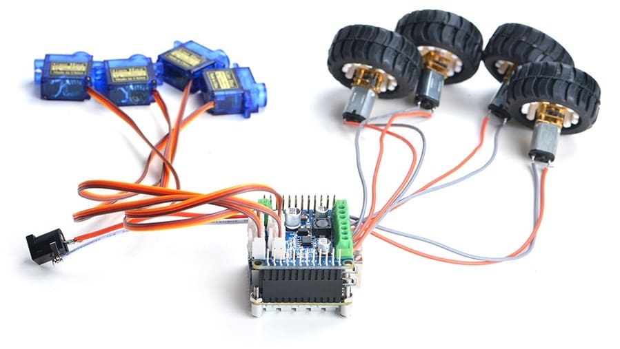 NanoHAT Motor is an expansion board for NanoPi SBCs