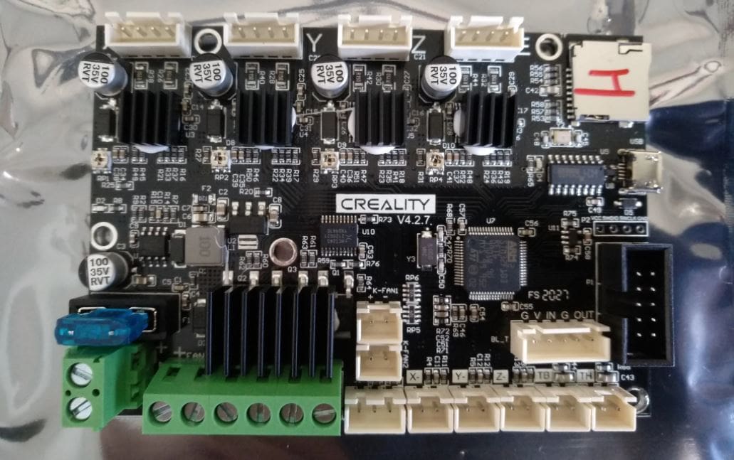 With Creality's V4.2.2 and V4.2.7, you can update the firmware using the Micro SD card slot
