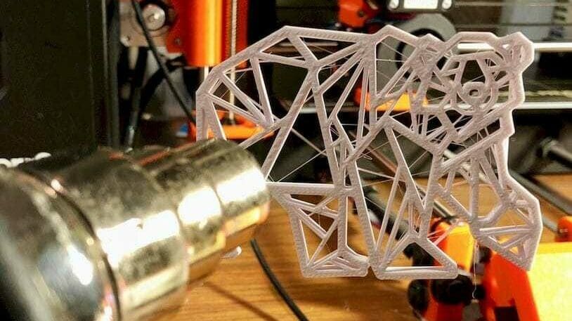 Heat treating a part can melt away the layer lines