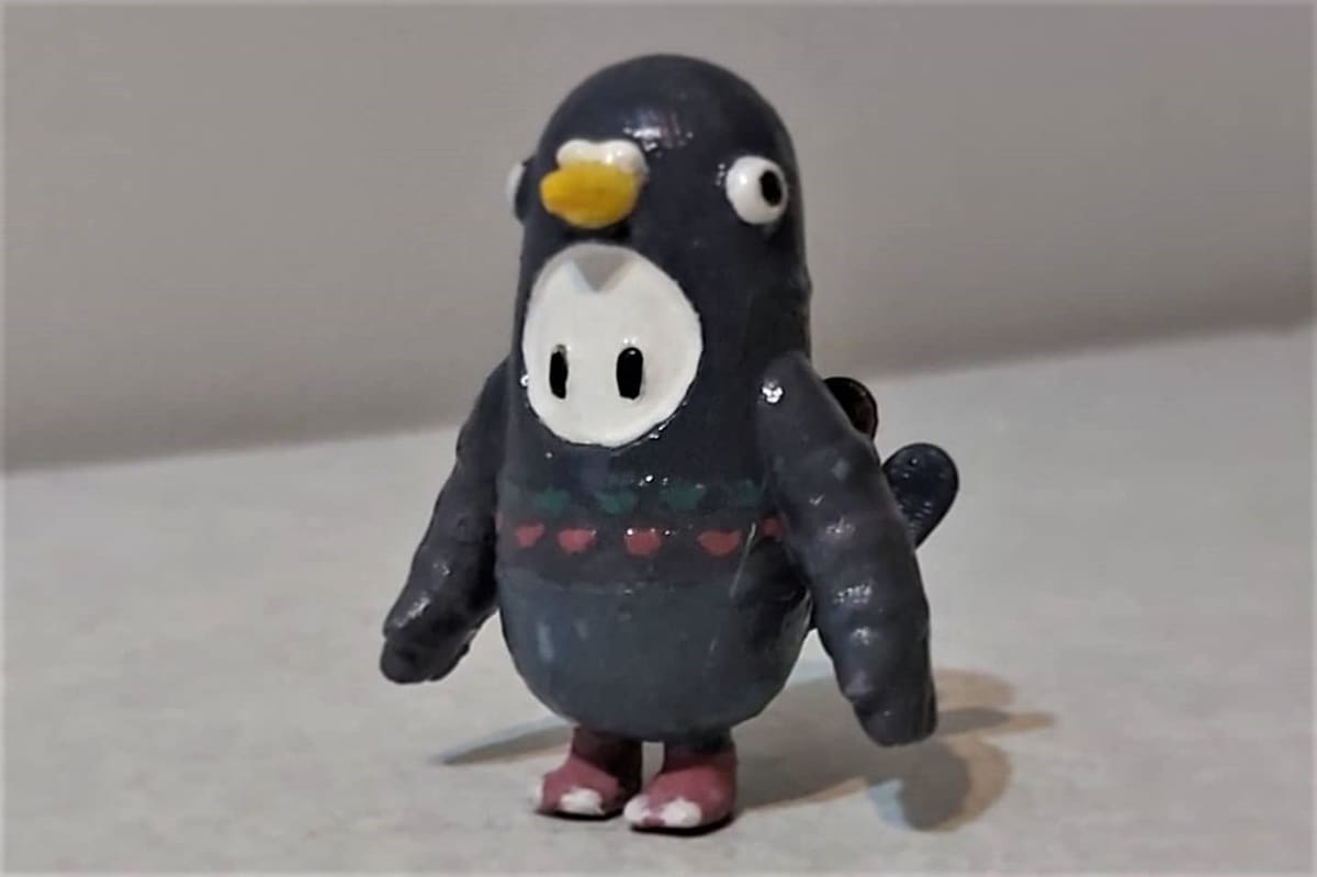 3D print the Pigeon character for good luck in the game