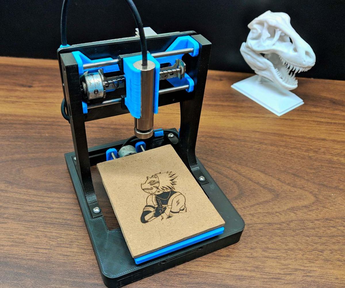A laser engraver's finished product