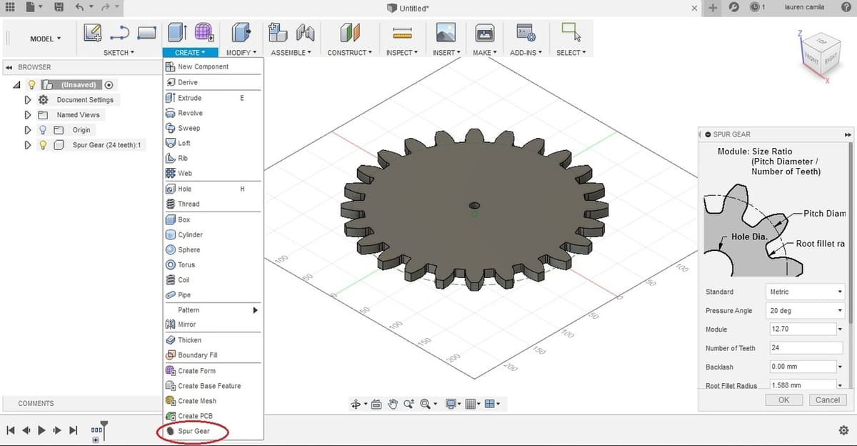 Making gears is so simple now!
