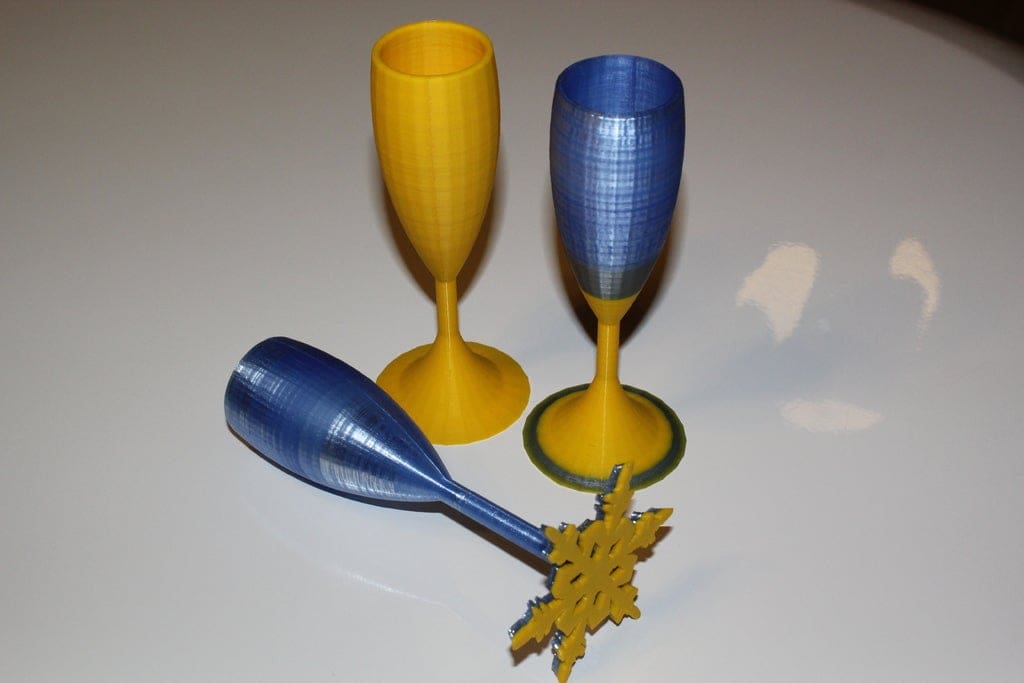 Make sure to follow food-safe guidelines before taking a sip out of these glasses