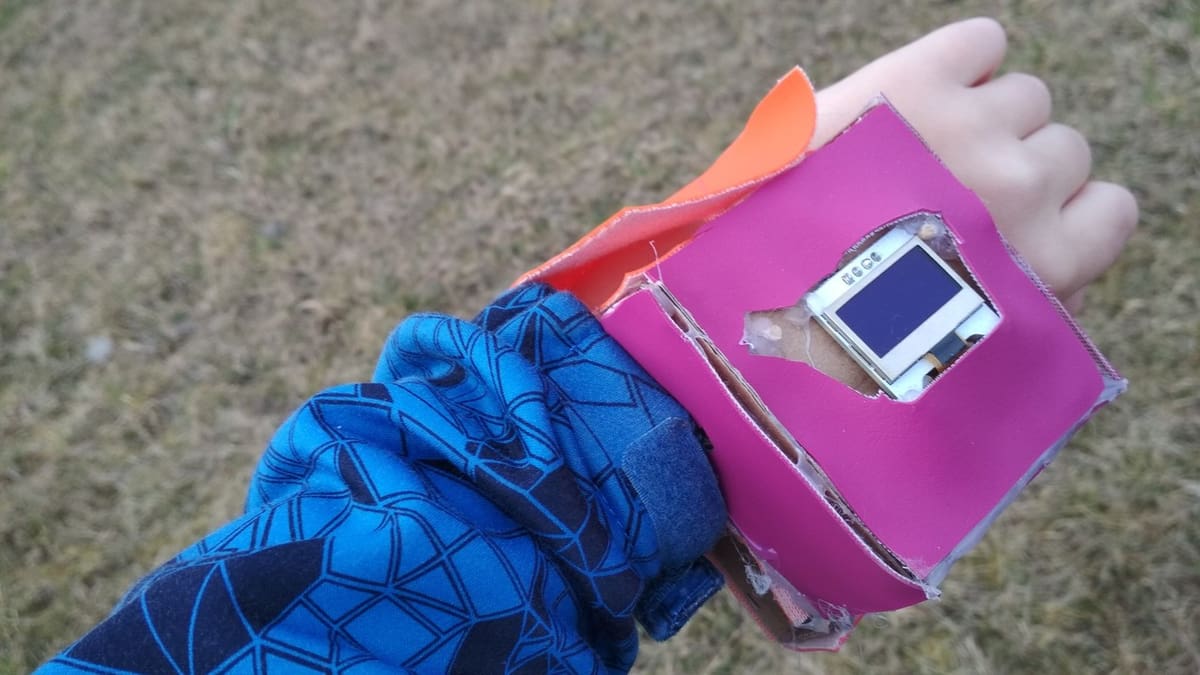 It works as an alarm clock, watch, music player, and even a pedometer and calculator