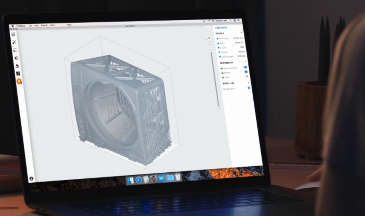 PreForm is compatible with both Microsoft and Apple computers