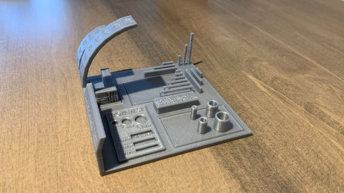 This print is the result of a well-calibrated machine