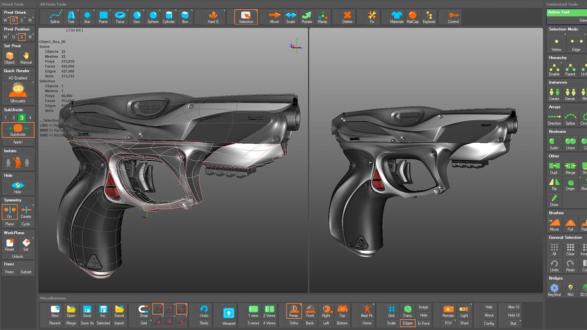 Photo de Conception 3D : meilleur logiciel 3D gratuit: Rocket 3F
