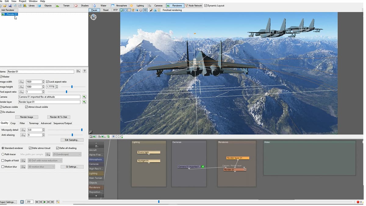 Photo de Conception 3D : meilleur logiciel 3D gratuit: Terragen
