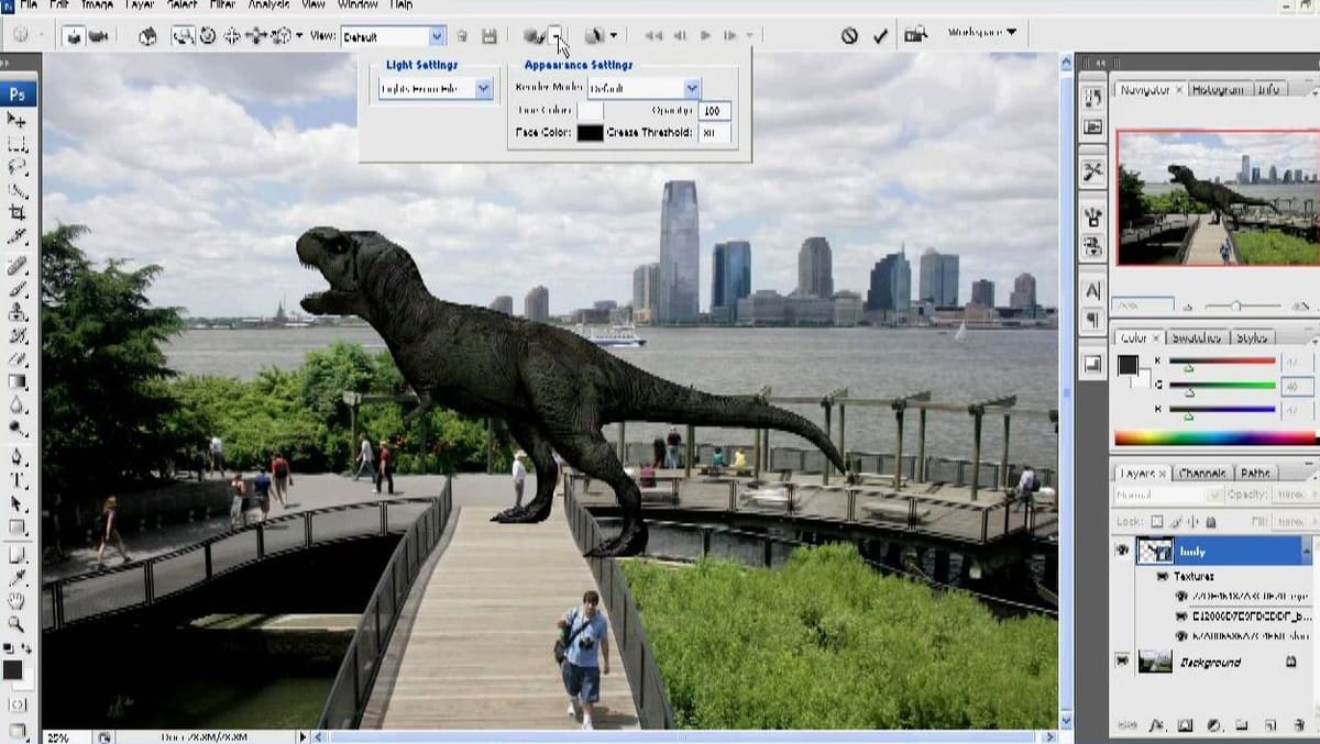DAE files can store data for an entire scene