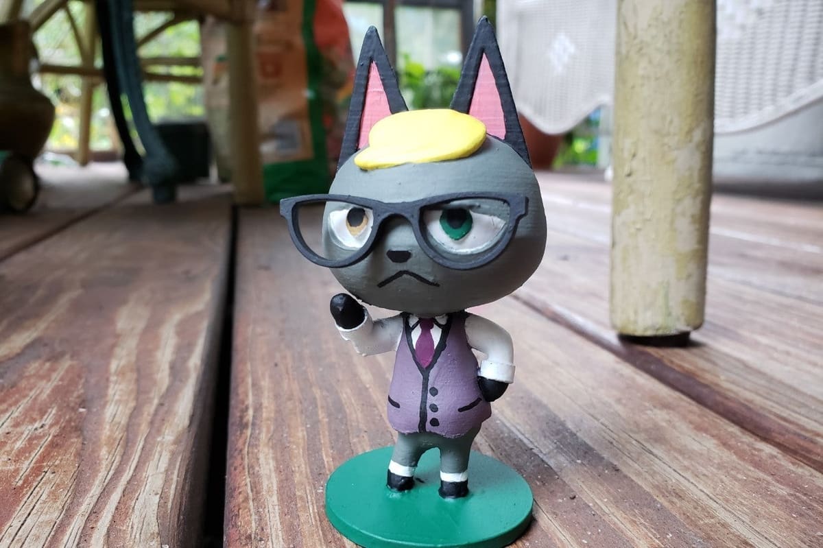 This 3D printed Raymond looks very pensive
