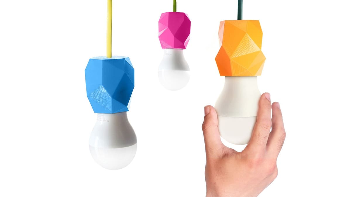 Add a pop of color to a plain bulb