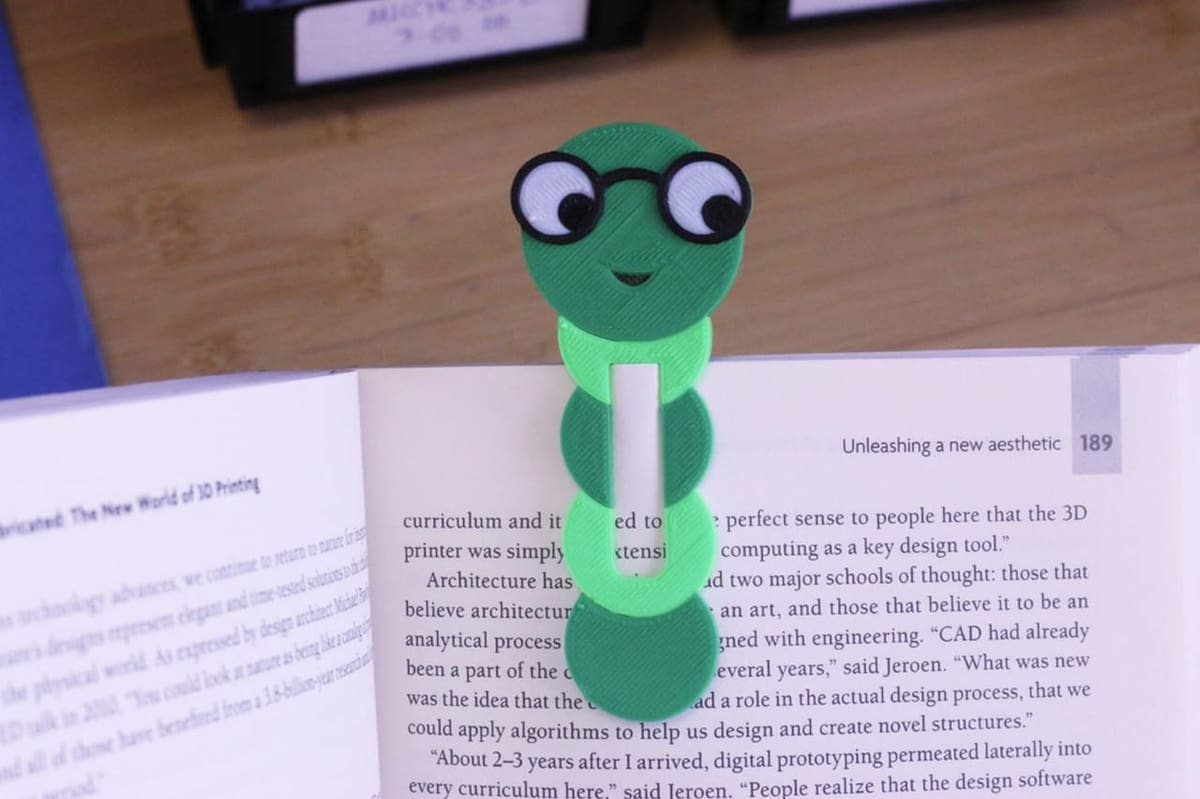 A brilliant looking bookworm right down to his spectacles