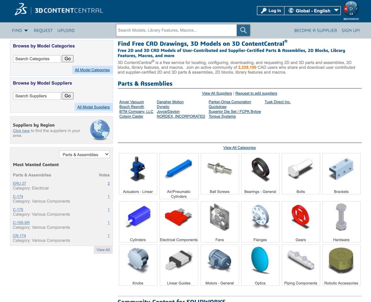 Photo de Modèle 3D gratuit / Objet 3D gratuit: 3D ContentCentral