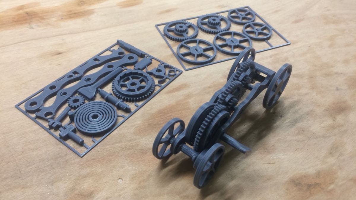 Toys build from kit cards make easy presents to mail!