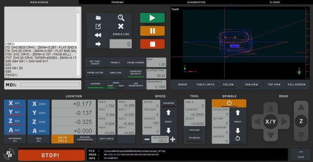 The very popular Mach 3 offers a custom UI layout