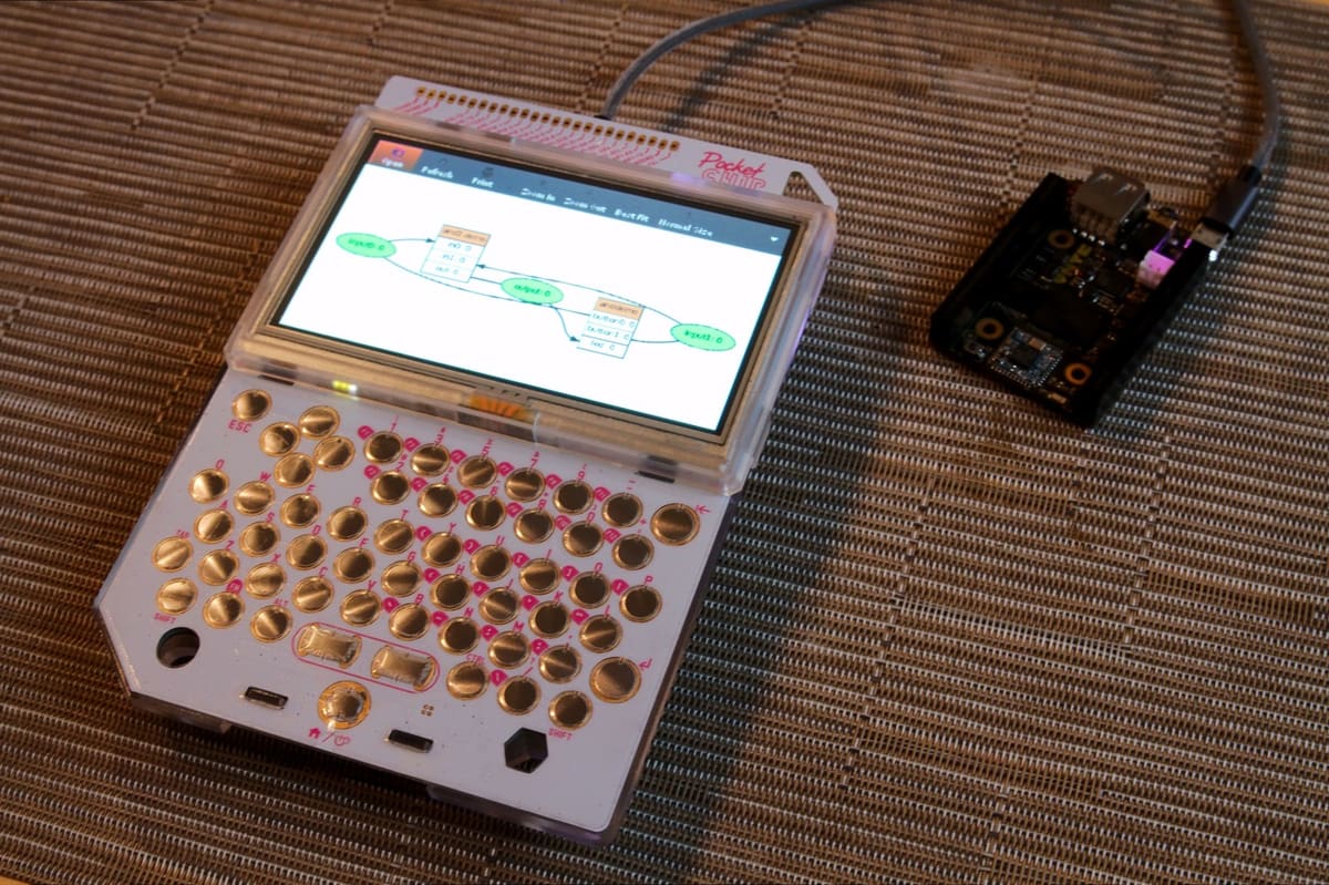 The compact setup of Machinekit