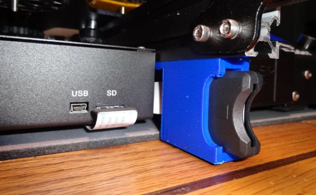 An adapter will allow you to insert a full-size SD card into a microSD slot