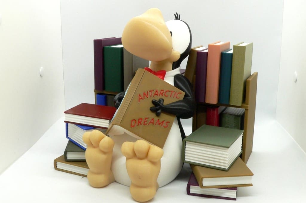 Opus will fit right in on your bookshelf
