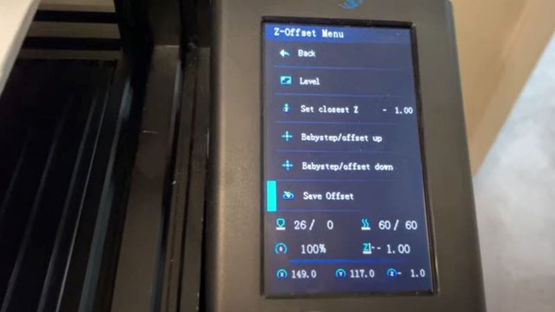 Adjusting the Z offset is very easy on the V2