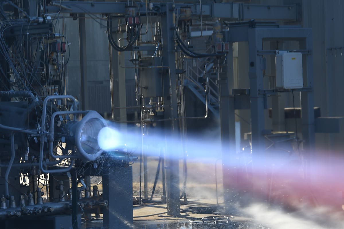 Hot-fire testing a 3D printed nozzle