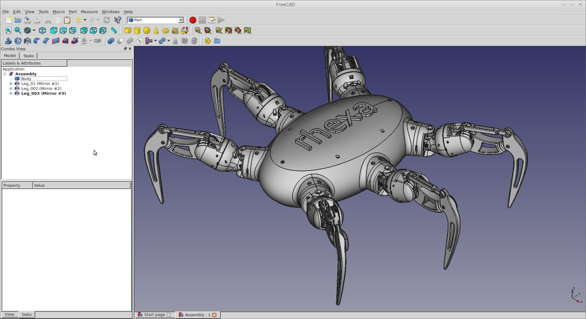 Imagen de Software CAD gratuito: FreeCAD