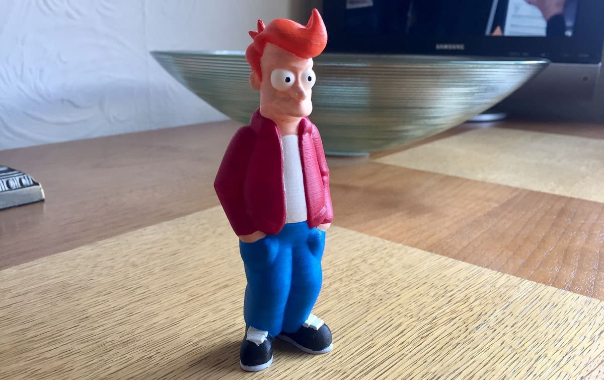 Fry in his classic pose