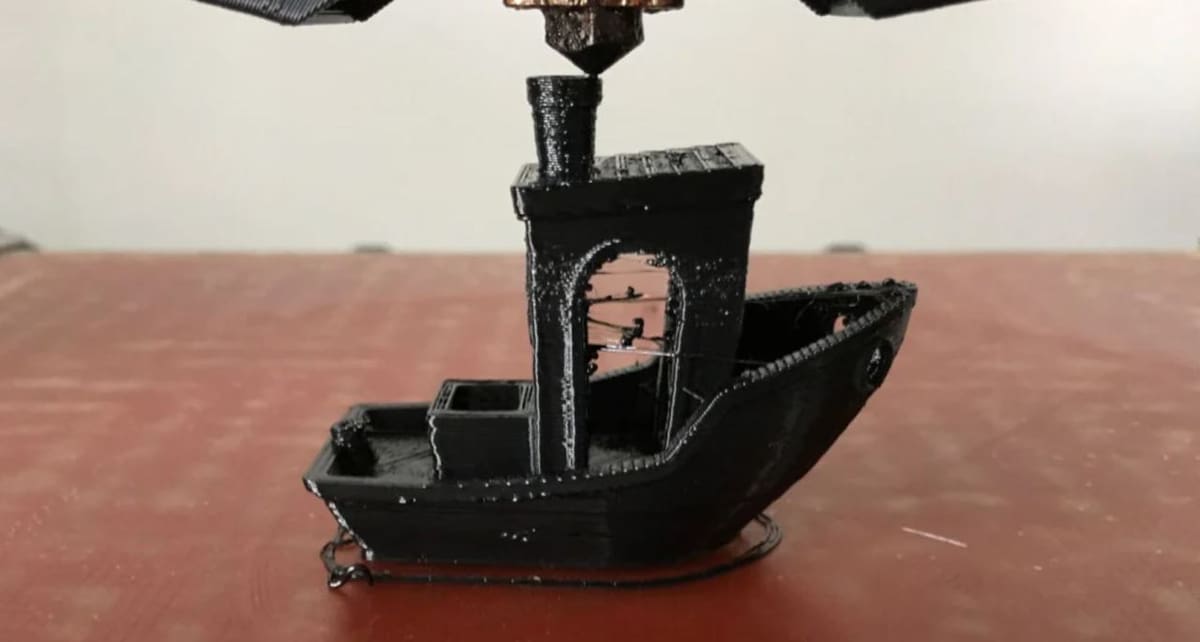 In our review of Armadillo, filament, we noticed some stringing