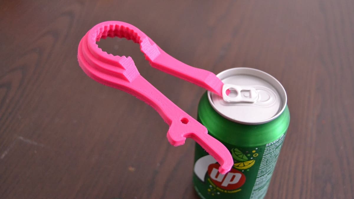 The UBO can open bottles, glass cans, aluminum cans, and more