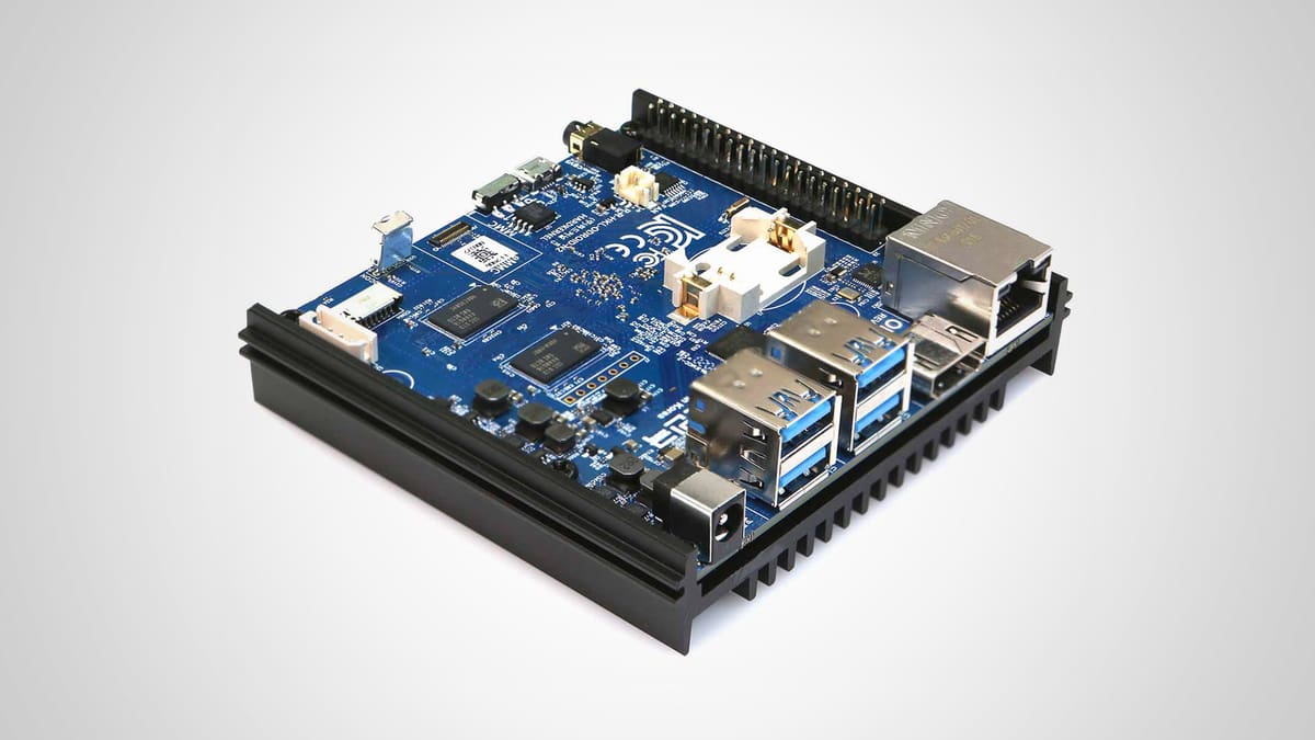 Foto de Melhores SBC / Melhores Single Board Computers / Raspberry Pi & Alternativas: Central de mídia: Odroid-N2+ 2GB