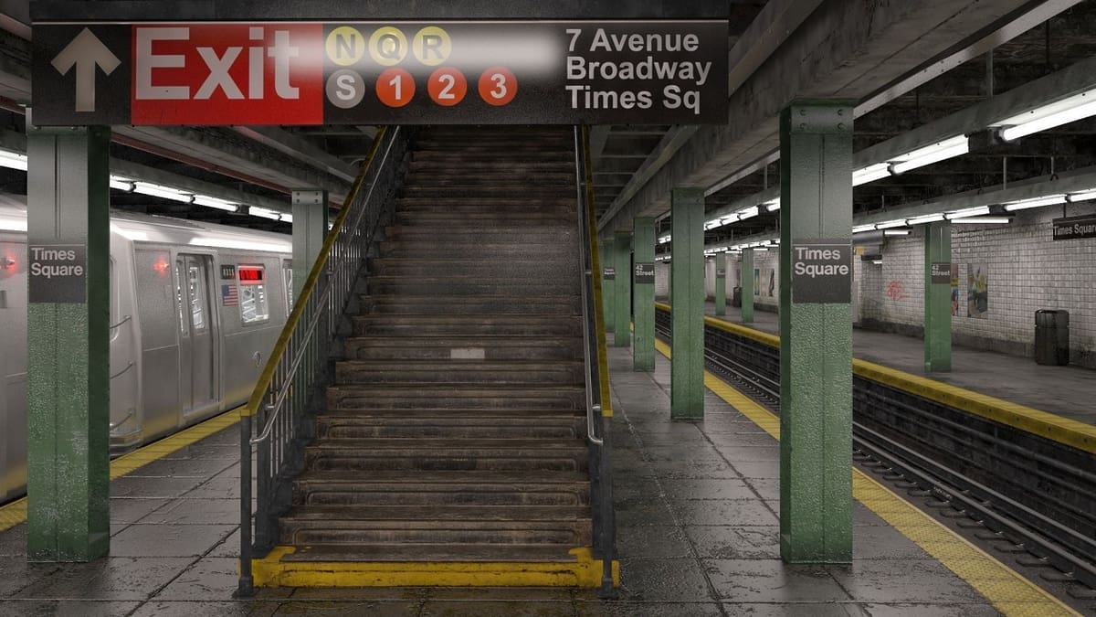 Feel like replicating an NYC subway station?