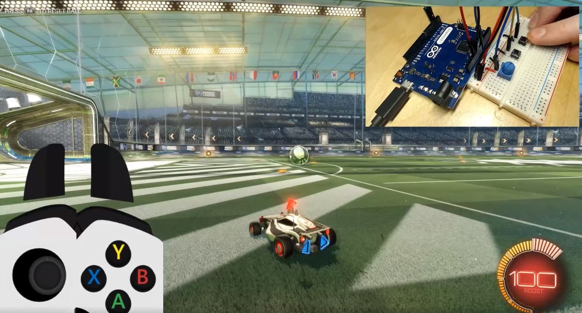 Foto de: 13. Emulação de controle de Xbox