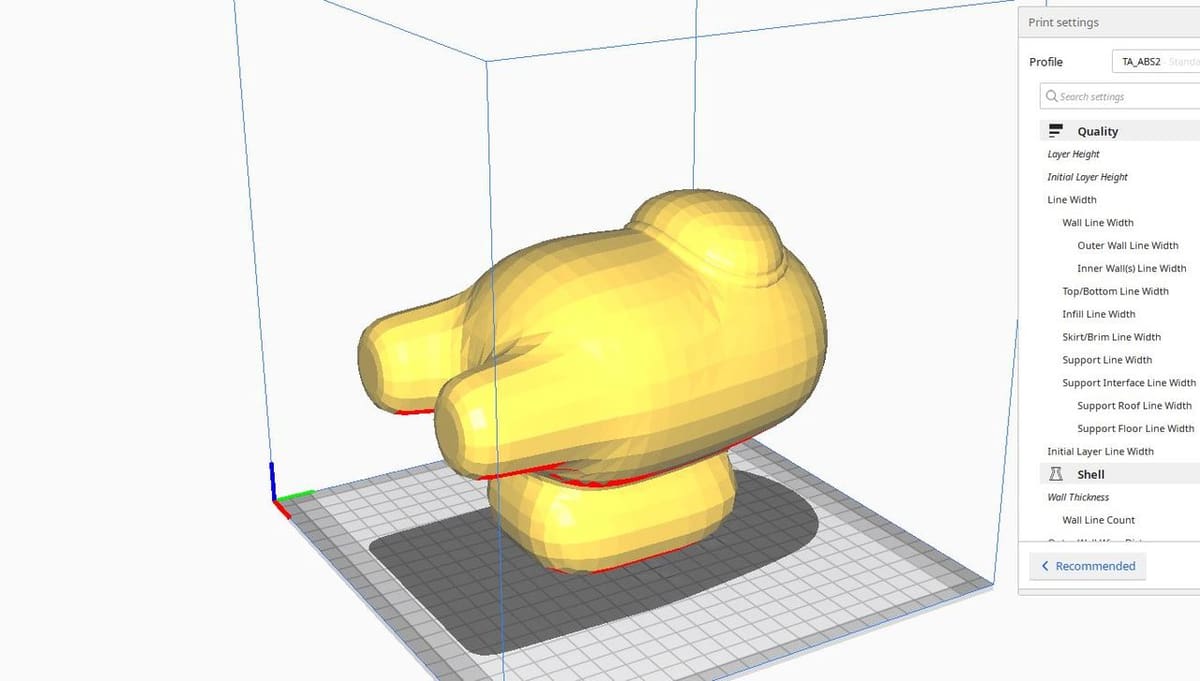 Once converted, your model's ready for slicing