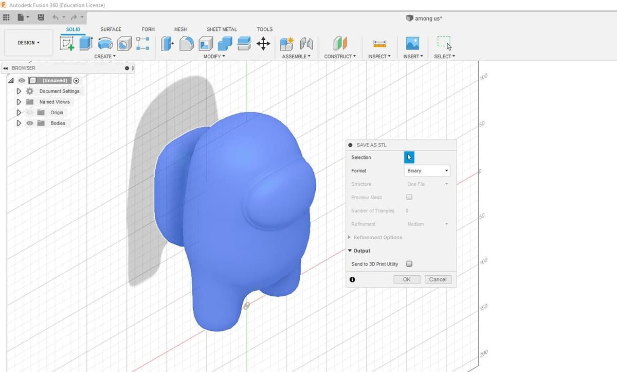 It's as easy as right-clicking on your model and selecting 