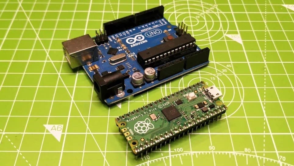 At first glance, the Pico looks half the size of the Uno