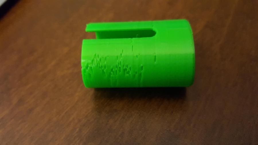 Small holes and pockmarks are usually the result of extrusion issues