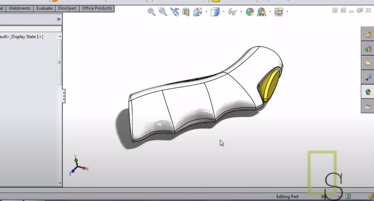 YouTube has great tutorials on SolidWorks surface modelling