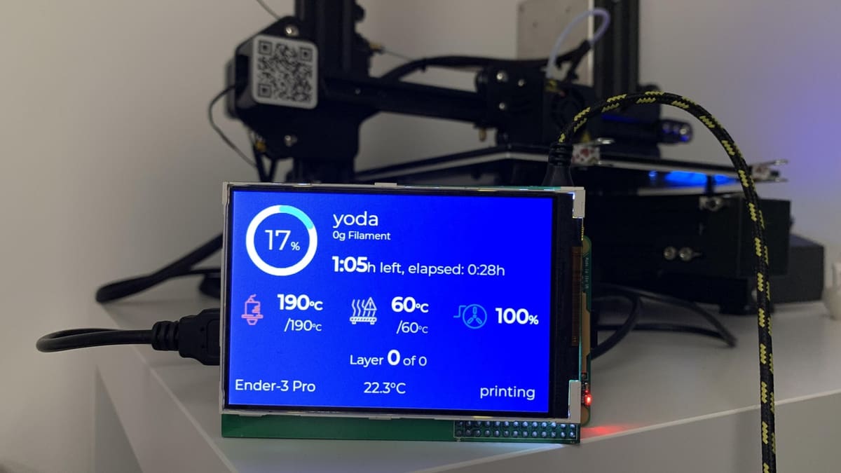 OctoPi and OctoPrint can be used to setup a monitor for your 3D printer
