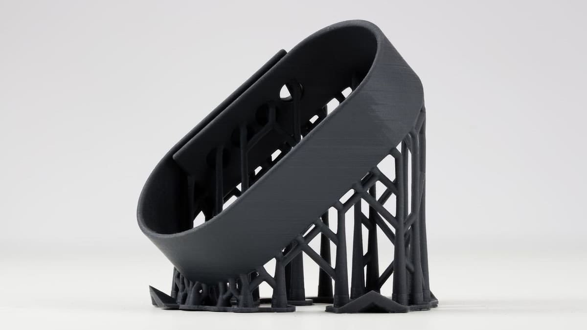 It's best to print objects such as watchbands in their final form