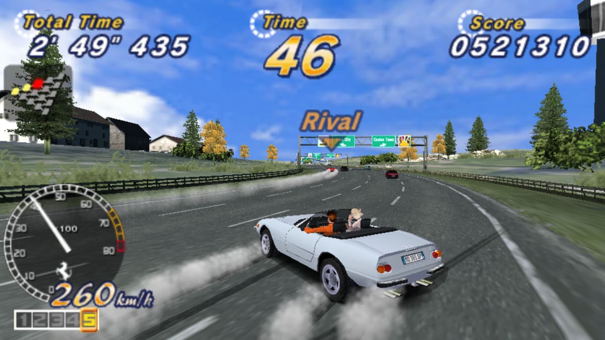 Power slides in Outrun 2006 remain every bit as satisfying!