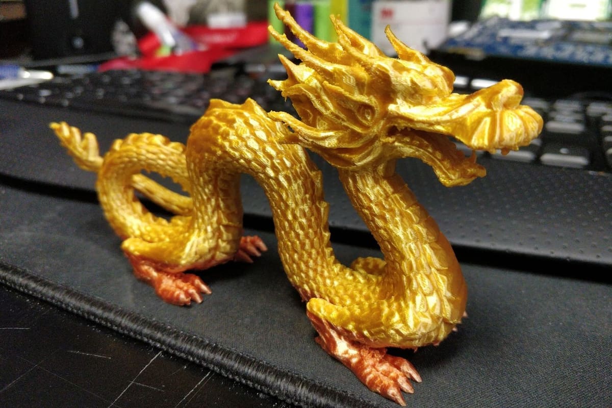Bring power and wisdom to your home with a 3D printed dragon!