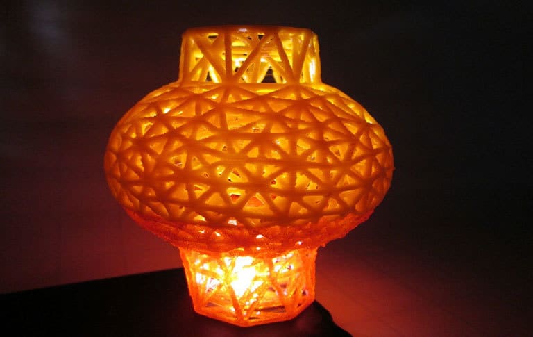 A lantern that actually lights up with LEDs