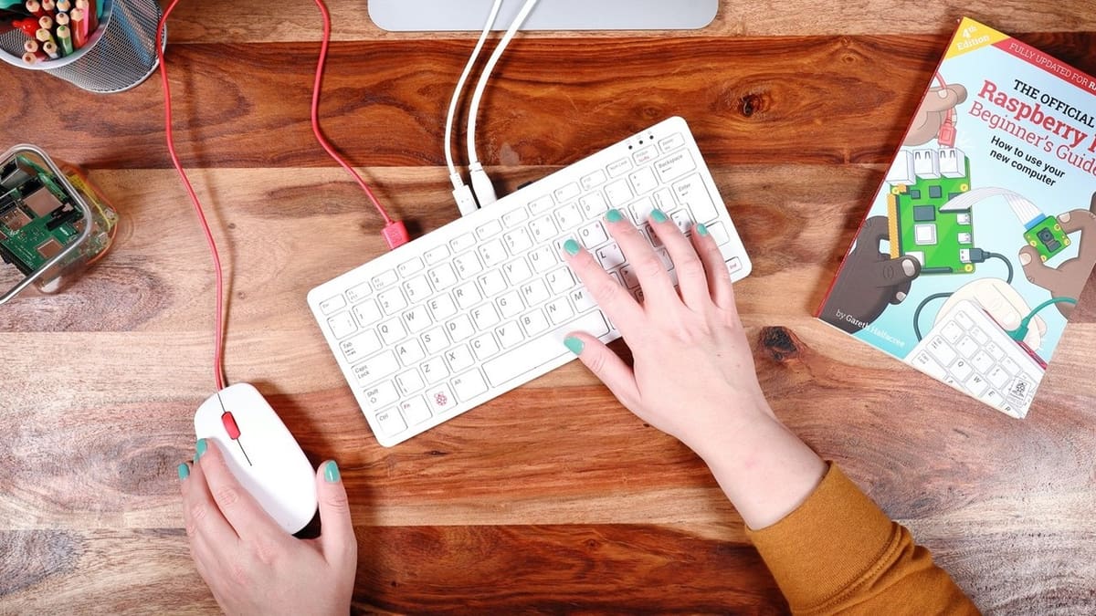 The Raspberry Pi 400 is ready to use, just plug in a screen!